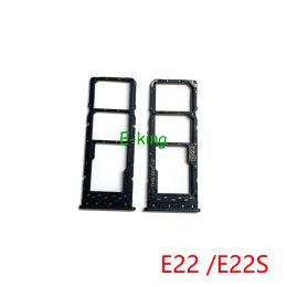 Voor Motorola Moto E13 E22 E22I E22S E32 E32S SIM -kaart Slot Tray Holder Sim Card Reader Socket