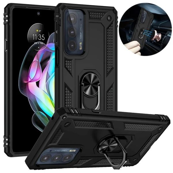 Pour Motorola Moto Edge 20 Pro Case de pare-chocs amortisseur ARMHEUR ARMOR DU TÉLÉPHONE MAGNÉTIQUE POUR MOTO EDGE 20 LITE RAGNER COVER DE BACK