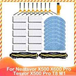 Pour neaSvor x500 Tesvor x500 Pro T8 M1 Filtre HEPA Tissu de vadrouille Brosse latérale principale accessoires de nettoyant robotique
