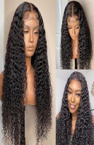 Livraison gratuite pour les nouveaux articles de mode en stock Black Curly Synthétique Lacefront Wig Simulation Human Hair Lace Wigs Front Perins de petite taille Rxg