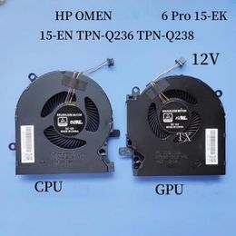Livraison gratuite pour le nouveau HP Omen Shadow Elf 6 Pro 15-EK 15-en TPN-Q236 Q238 Fan d'ordinateur portable