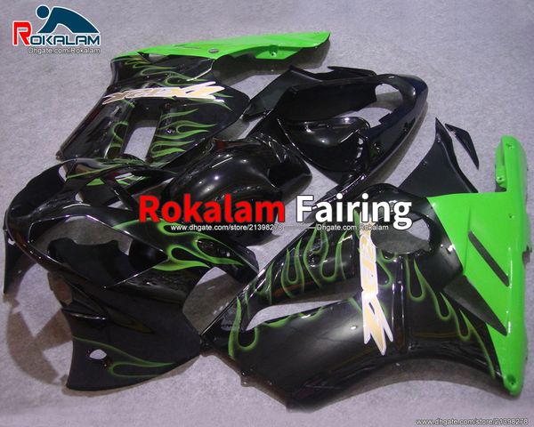 Para ninja Kawasaki ZX-12R 2002 2003 2004 2005 2006 ZX12R ZX 12R Kit de carenado Carenados (moldeo por inyección)