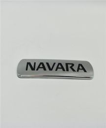 Para Nissan Navara trasero trasero, logotipo, emblemas de la placa de frontera D21 D22 D23 D40 Puerta lateral Nameplate2322556