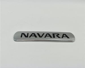 Voor Nissan Navara achterrug logo Plaat Emblems Frontier Pick -up D21 D22 D23 D40 zijkeur Chrome -naamplaat3251469