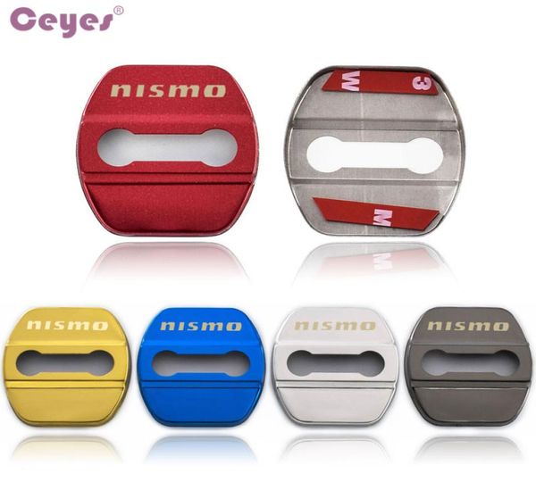 Para Nissan NISMO, acero inoxidable para la puerta de la puerta de la puerta de la puerta de protección Accesorios de Auto Accesorios Auto Styling 4PCSLOT9983967