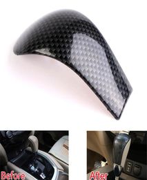 Autocollants de couverture de décoration de tête de pommeau de levier de vitesse, en Fiber de carbone ABS, accessoires de voiture pour Nissan Qashqai J11 2016 2017 2018 2019 7001388