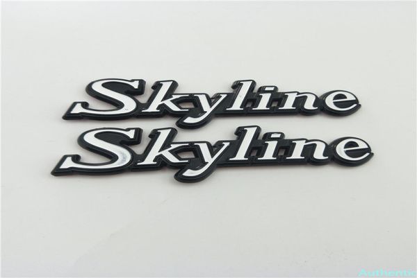 Autocollants de plaque signalétique de garde-boue latéral de coffre arrière, Logo emblème pour Nissan Skyline C110 KPGC110 GC110 Kenmeri GTR9565420