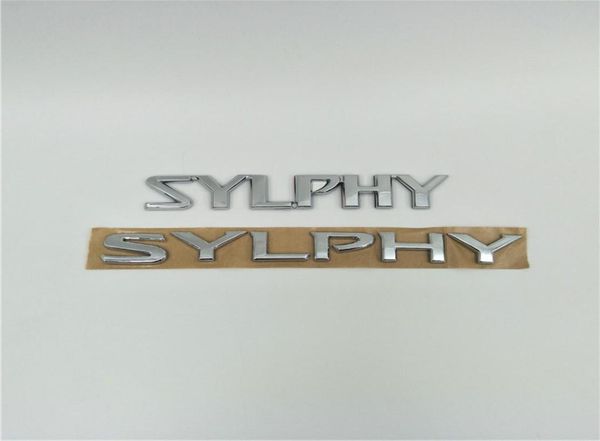 Pour Nissan Sylphy emblèmes coffre arrière queue Logo lettres plaque signalétique voiture autocollants 7533212