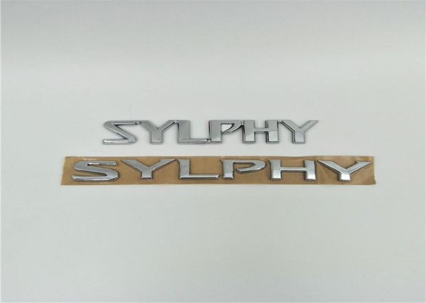 Pour Nissan Sylphy emblèmes coffre arrière queue Logo lettres plaque signalétique voiture Stickers2259574