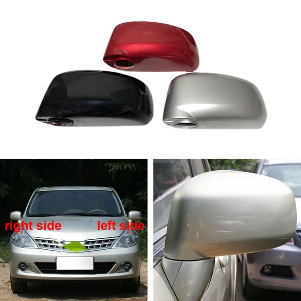 Para Nissan Tiida 2005 2006 2007 2008 2009 2010 accesorios de coche cubierta de espejos retrovisores carcasa de espejo retrovisor pintada de Color