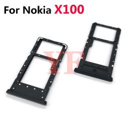 Voor Nokia C20 plus C21 plus x5 x10 x20 x100 Sim Card Tray Slot Holder Adapter Socket Reparatieonderdelen