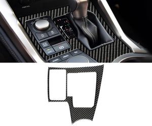 Pour NX200 200t 300h 2014-2021 LHD RHD accessoires de voiture en Fiber de carbone levier de vitesse panneau couverture cadre autocollant garniture décoration 7637561