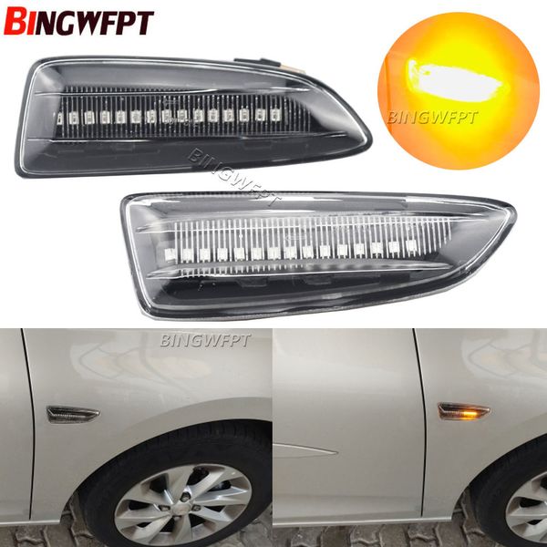 Luz LED de señal de giro dinámica, indicador lateral, intermitente, para Opel Vauxhall Astra J K Crossland X Grandland Insignia B Zafira C