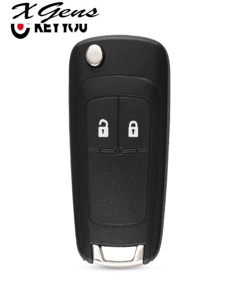 Para OPEL VAUXHALL Zafira Astra Insignia Holden, carcasa abatible para llave de coche, funda Fob con tornillo, 2 botones, mando a distancia Key6406988