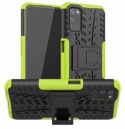 Voor OPPO A52 Case Stand Rugged Combo Hybrid Armor Bracket Impact Holster Optionele dekking voor OPPO A72 A926927962