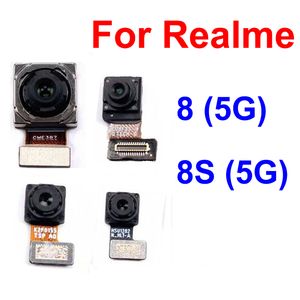 Pour Oppo Realme 8 5G 8S 5G Module de caméra avant avant petit mini-selfie arrière principal Connecteur de caméra principale