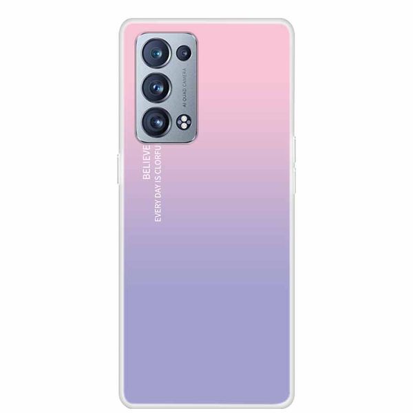 Para Oppo Reno 6 Pro Plus 5G Case Reno6 Clear Marble Soft TPU Silicone Cubierta trasera para OPPO Reno6 5G Phone Case Funda Bumper 6Pro+