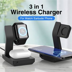 Voor Oppo Watch3 3Pro 2 46mm 42 mm SE 15W Wireless Charger Dock 3 In 1 Station Holder Stand USB Cradle Smart Watch -accessoires