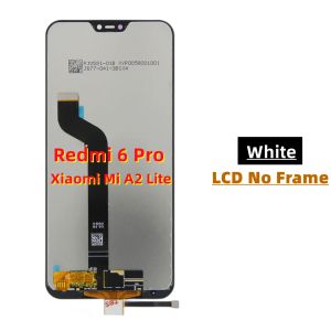 Voor originele Xiaomi Mi A2 Lite LCD Redmi 6 Pro LCD met frame mobiele telefoon Display Touchscreen Digitizer Assemblage vervanging