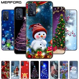 Pour oukitel c31 cas C25 Christmas Silicone Soft TPU Cover pour Oukitel C31 C22 C15 C17 C18 C21 Pro C25 Coque New Year Gift Funda