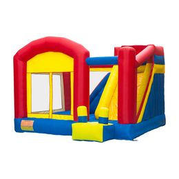Voor buitenactiviteiten opblaasbaar bounce house kasteel moonwalk jumper kinderen 157,2 x 141,6 x 110.4 "