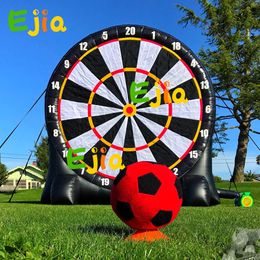 Voor buitenspellen 2/3/4m opblaasbaar voetbal Dart Board PVC Shoot Ball Boards Sport Game Fun