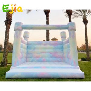 Voor feestactiviteiten 10/13ft feest huur die kleurstof opblaasbaar bruiloft bounce house jump castle volwassenen kinderen buiten