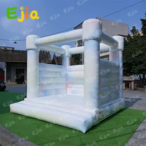 Voor feestactiviteiten Commerci￫le huurverbindingen Dye opblaasbaar bruiloft Bounce House PVC Jump Castle met lucht bounce volwassenen kinderen leuk buitenbuiten