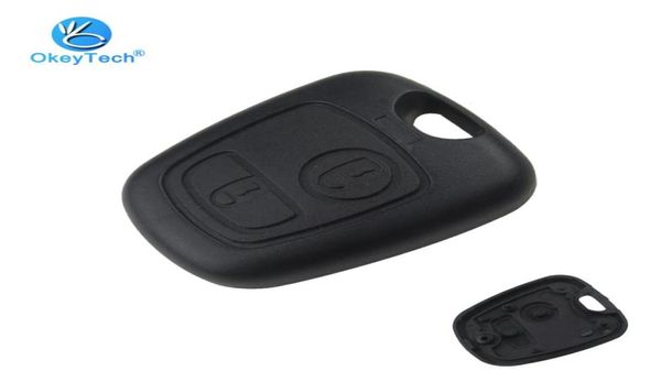 Pour Peugeot 107 206 207 306 307 407 Citroen Key Shell Front Car Key Remplacement du FOB 2 BOUTON RÉTOCKER COUVERTURE CASE 7658046