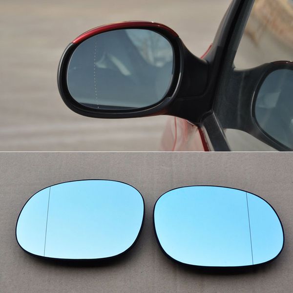 Pour Peugeot 206/207/C2 rétroviseur de voiture grand Angle hyperbole bleu miroir flèche LED clignotants