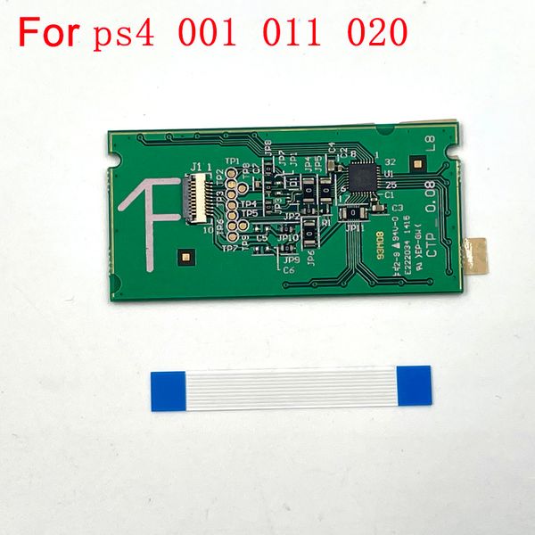 Para PS 4 JDS 001 011 020 Nueva placa de panel táctil con reemplazo de cable flexible para PS4 JDM 030 1200 Módulo de panel táctil PCB PCB