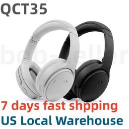 Pour QC T35 Casques d'écoute sans fil à suppression de bruit Écouteurs Bluetooth Écouteurs pliables stéréo bilatéraux adaptés aux ordinateurs de téléphones mobiles