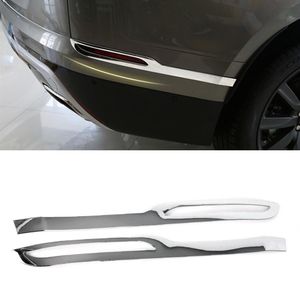 Pour Range Rover Velar 2017-2021 Auto voiture accessoires arrière antibrouillard revêtement d'habillage cadre autocollant extérieur Chrome moulures201k