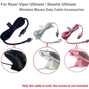 Voor Razer Viper Ultimate Wireless Gaming Mouse Viper Pro V2 Basilisk Ultimate Special USB -gegevenskabel oplaadkabel Accessoires 240411