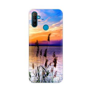 Pour le royaume C3 COUVERCON SOPE SILICONE TPU PEINTES FORMES BACK SCHE POUR OPPO REALME C3 RMX2020 C 3 CAPA REALMEC3 COQUE FUNDAS