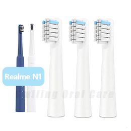 Voor REALME N1 Elektrische tandenborstel vervangende koppen Sonic Smart Brush Heads Soft DuPont -borstelmondstukken 240509