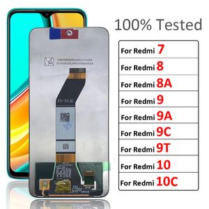 Pour Redmi 7 8 8A 9A 9A 9C 9T 10 10C Affichage de l'écran LCD Assemblage LCD Digizer Digizer Pièces de remplacement