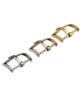 Voor Rol Buckle Bands Silver Rose Gold Polished Watch Band Strap Pin Buckle 16mm 18 mm 20mm Sport Relojes Hombre Watchbands Rol1043185720