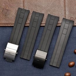Voor Rubber Horlogeband Roer M005Mens Mechanische Waterdichte Transpiratie Band Accessoires 22 23mm Pols 240106