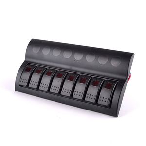Voor RV ATV Auto Truck Boat Switch Panel Boot 8 Gang LED Rocker Switch Panel