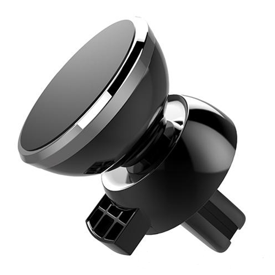 Stark magnetisk bilhållare luftventilfäste 360 graders rotation Universal telefonhållare för mobiltelefoner med butikslåda
