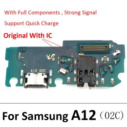 Pour Samsung A02 A12 A22 A32 A52 A72 A52S A03 A03S A04E 4G 5G USB Charging Port Chargeur Connecteur Connecteur Cable Flex