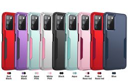 Funda protectora a prueba de golpes para Samsung A03S A13 5G A12 A33 S21 FE armadura dura TPU PC parachoques contraportada Moto G Stylus 2021 G Pure