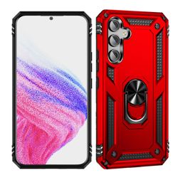 Voor Samsung A54 5G-cases schokdichte hybride ingebouwde ringkandstandafdekking voor Galaxy A14 A53 A52 A34 A33 A24 A13 Anti-Slip Stand Funda Conque