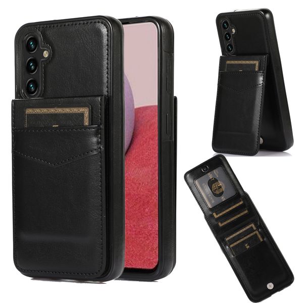 Pour Samsung A54 5G étuis portefeuille avec porte-cartes en cuir fermoir rabat béquille couverture pour Galaxy A14 A53 A33 A52 A32 A13 A20 A30 A10 protection robuste Funda