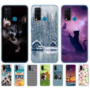 Voor Vivo Y30 Y50 Case Soft TPU Silicon Back Phone Cover Y 30 50 Coque VivoY30 VivoY50 Fundas Beschermende tas Bumper