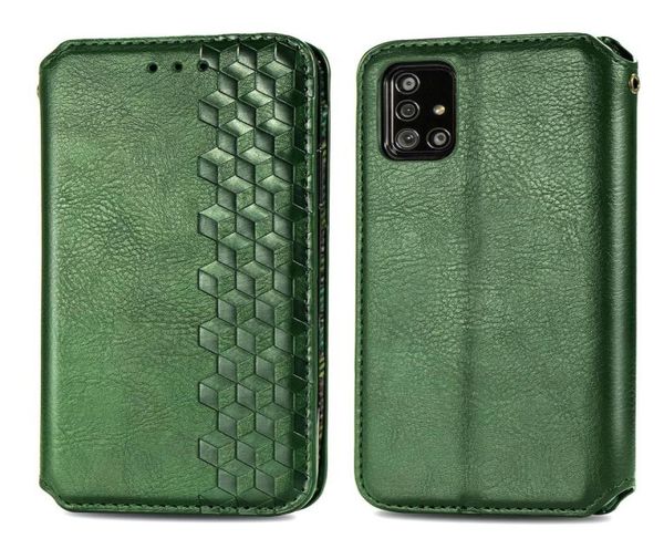 Pour Samsung Galaxy A715G Version Case de téléphone TPU PU Leather Flip avec fente de carte Slot Metal Hole ModelA715G Version 4271021