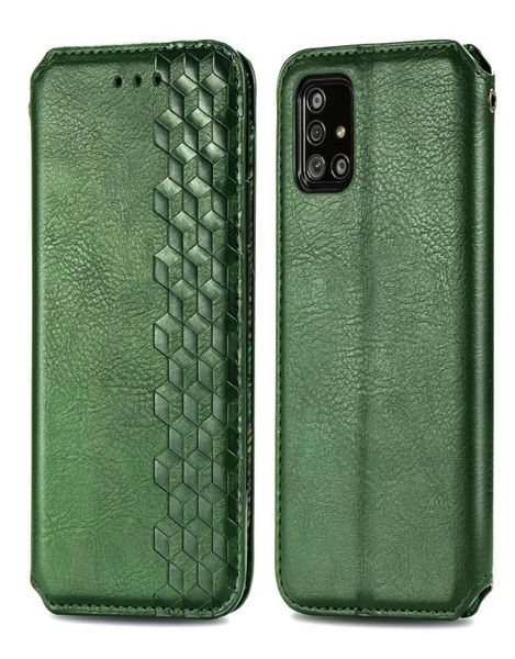 Pour Samsung Galaxy A715G Version Case de téléphone TPU PU Leather Flip magnétique avec carte de cartes Metal Strap Hole ModelA715G Version2145117