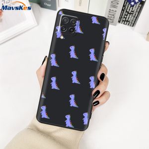 Voor Samsung Galaxy M22 Case SM-M225FV Zwarte bumper Soft TPU-cover voor Samsung M32 4G M325FV Case Siliconen M 22 M 32 Fundas Cute