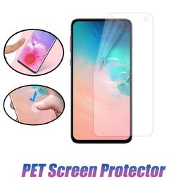 Para Samsung Galaxy Note 10 S10Plus S9 Nota 9 Cubierta completa Curvada High Clear Screen Protector Película Protectora Soft Pet Sin Tempe7066825
